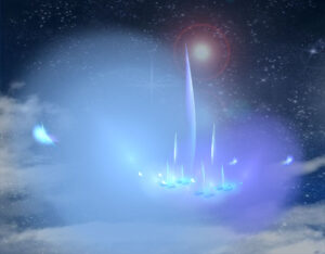 Celestial Sails Dreamscape by ILIA. © Copyright 2024 ILIA. All Rights Reserved. ILIA aka Leigh-Ann Edrich is an Internationally Published and Exhibited Artist. noai noimageai